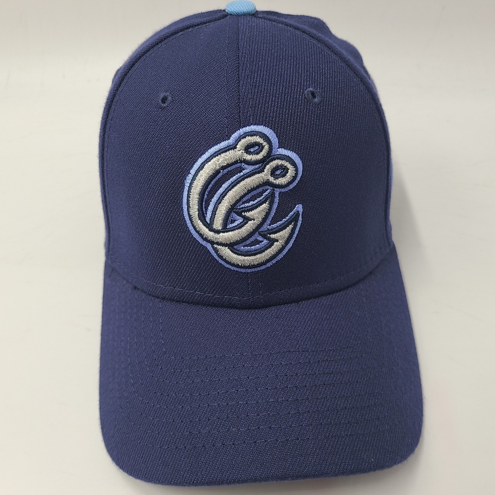 Corpus Christi Hooks Hat Fitted S-M New Era 39Thirty Blue MiLB Baseball Logo Men